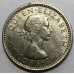 NEW ZEALAND 1965 . SIXPENCE . ERROR . BROKEN WING